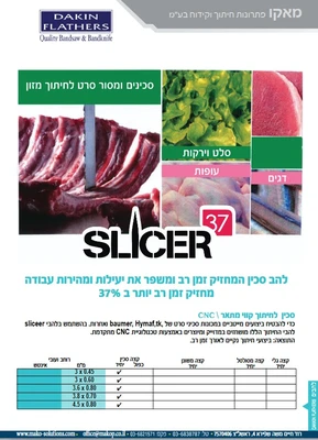 מסורי סרט לחיתוך אוכל